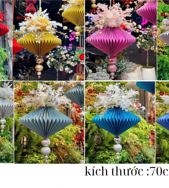 Hoa Hạnh Phúc – Xưởng Sản Xuất Lồng Đèn Trang Trí Độc Lạ Với Thiết Kế Hoa